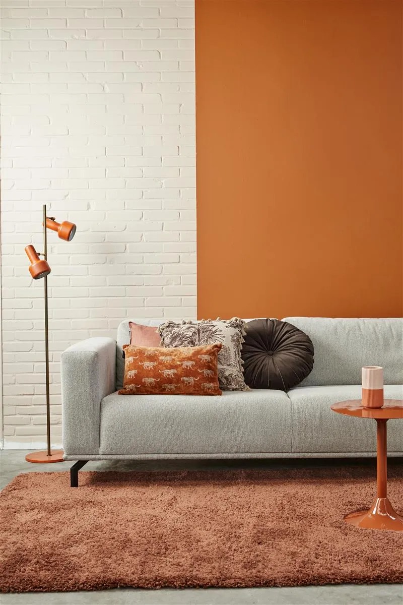 KAAT Amsterdam Mandarin pyntepute Ø40 cm brun velur