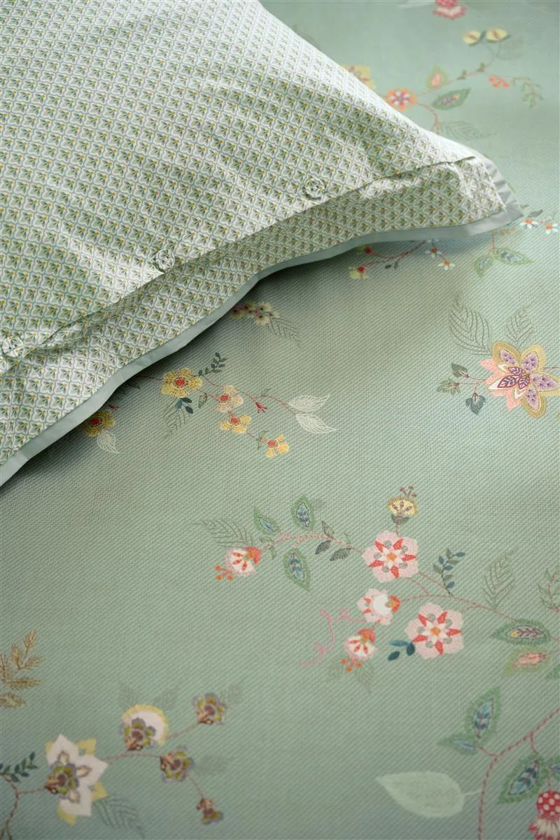 Pip Studio Kili Flower sengetøy 140x200 grønn blomstret