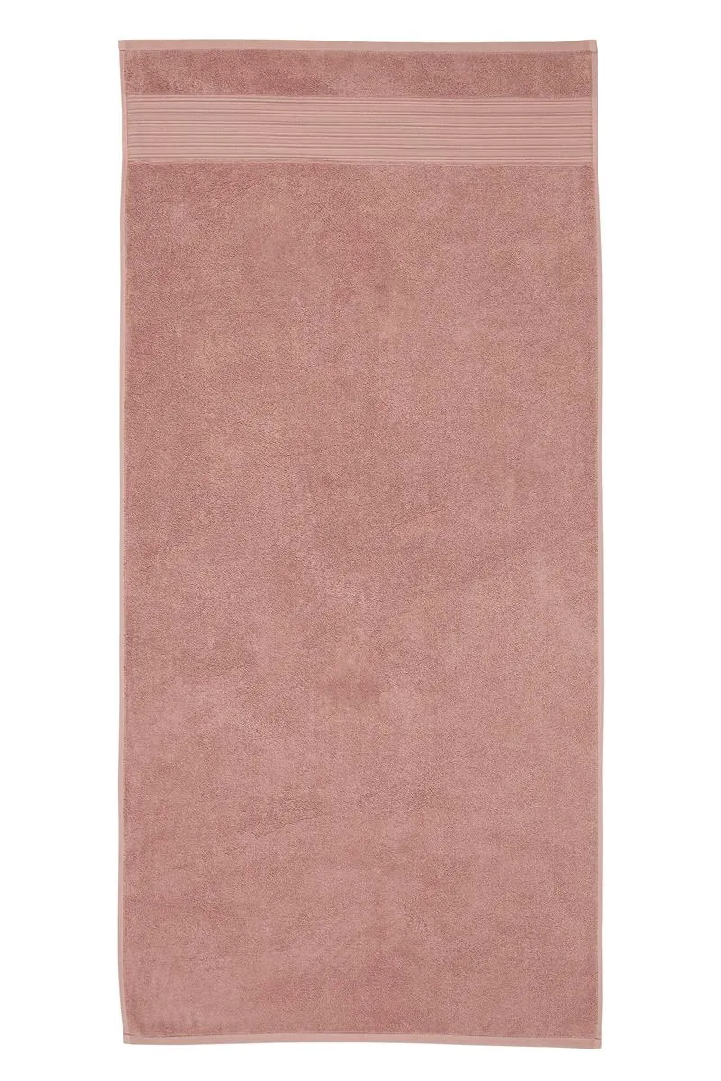 Beddinghouse Sheer håndkle 50x100 cm steinrød bomull