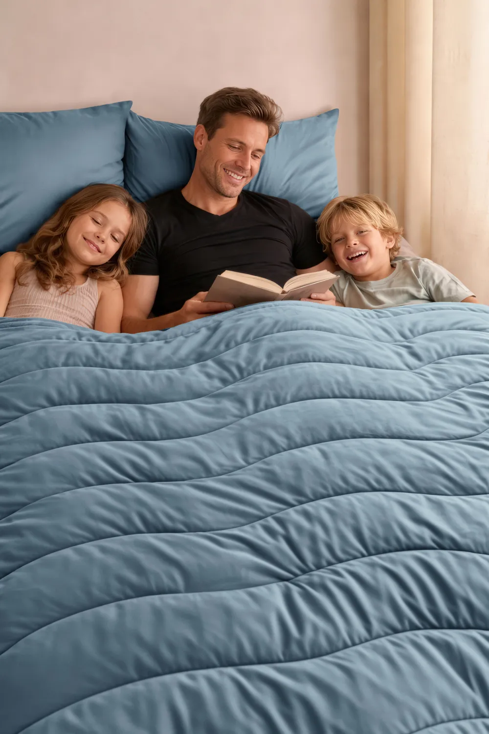 Beddinghouse Cocoon Lazy Duvet dyne 140x200 cm blågrå