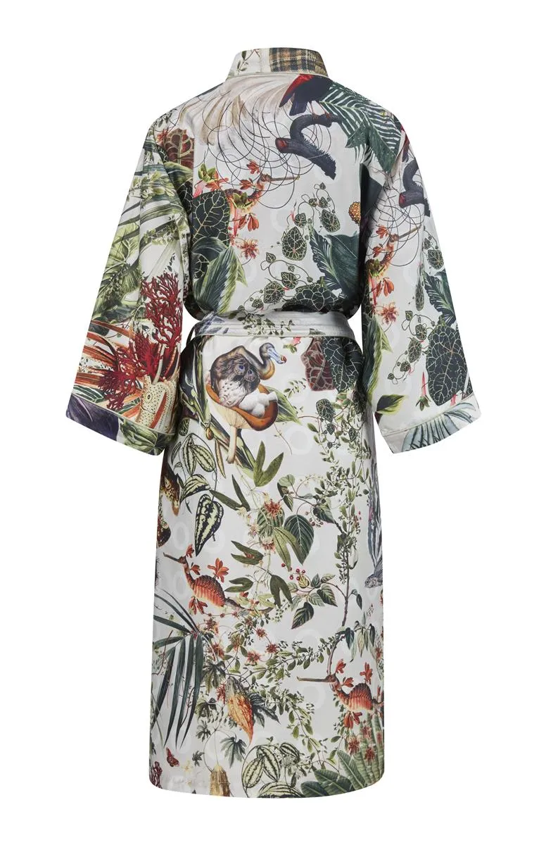 MOOOI Menagerie Kimono morgenkåpe S-M elfenben