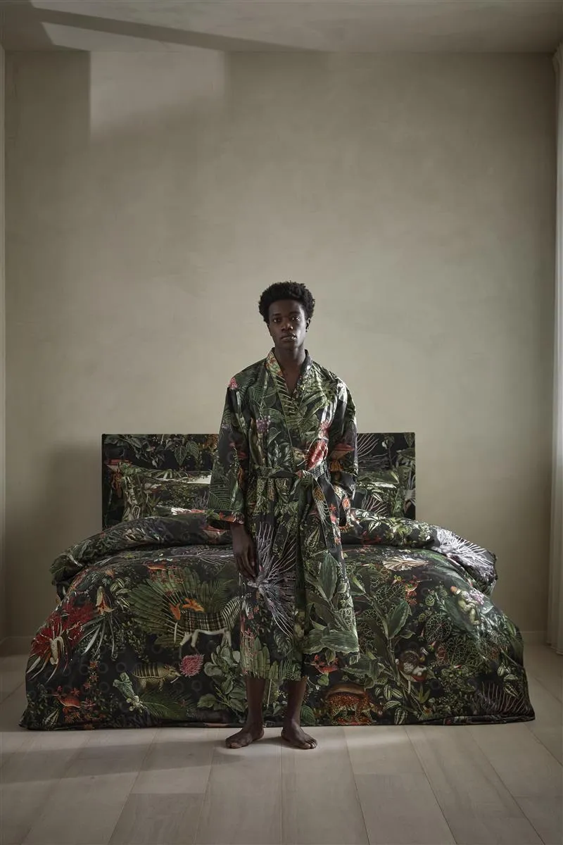 Moooi Menagerie Kimono morgenkåpe raven sateng