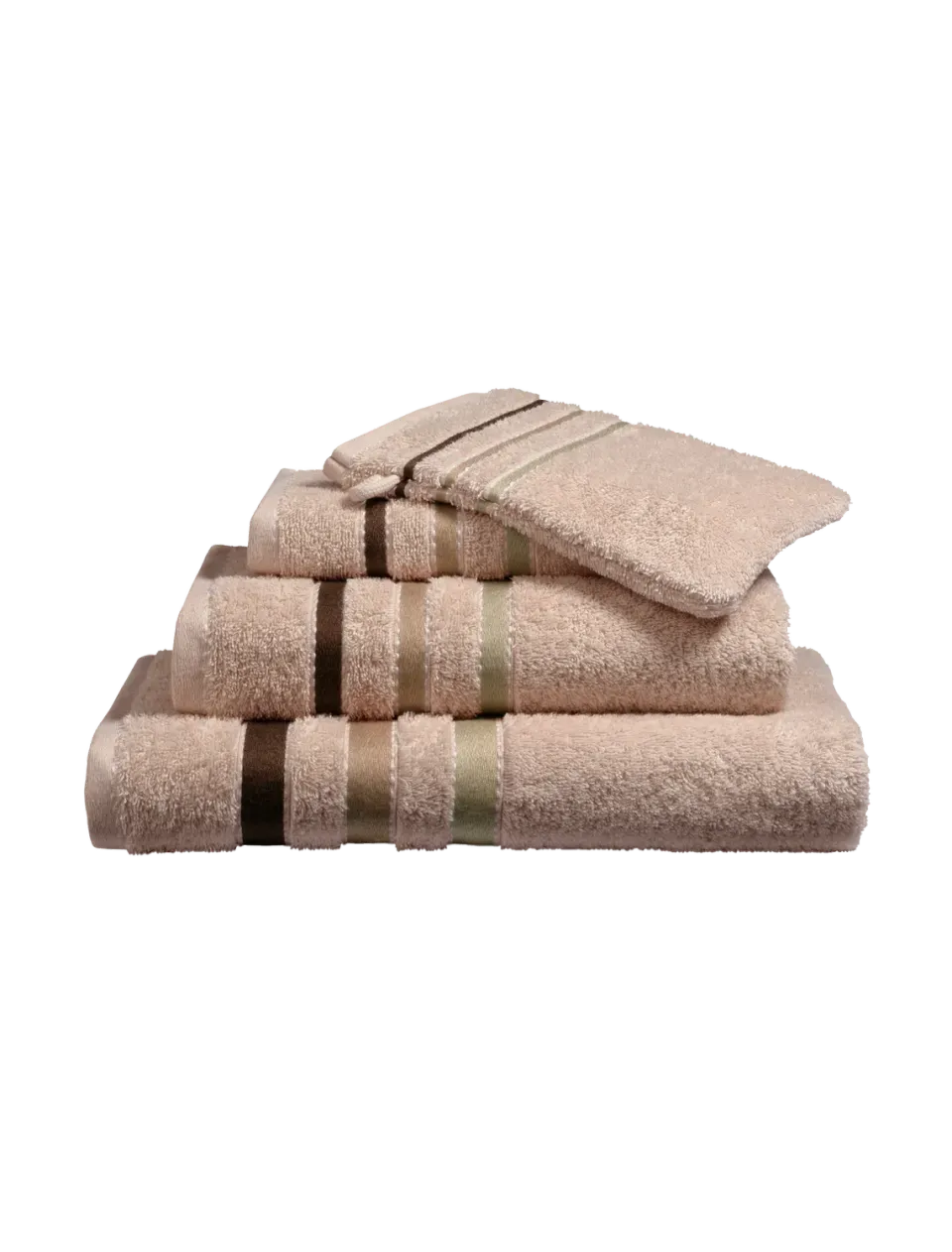 Vandyck Prestige Lines håndkle blush 60x110 stripet