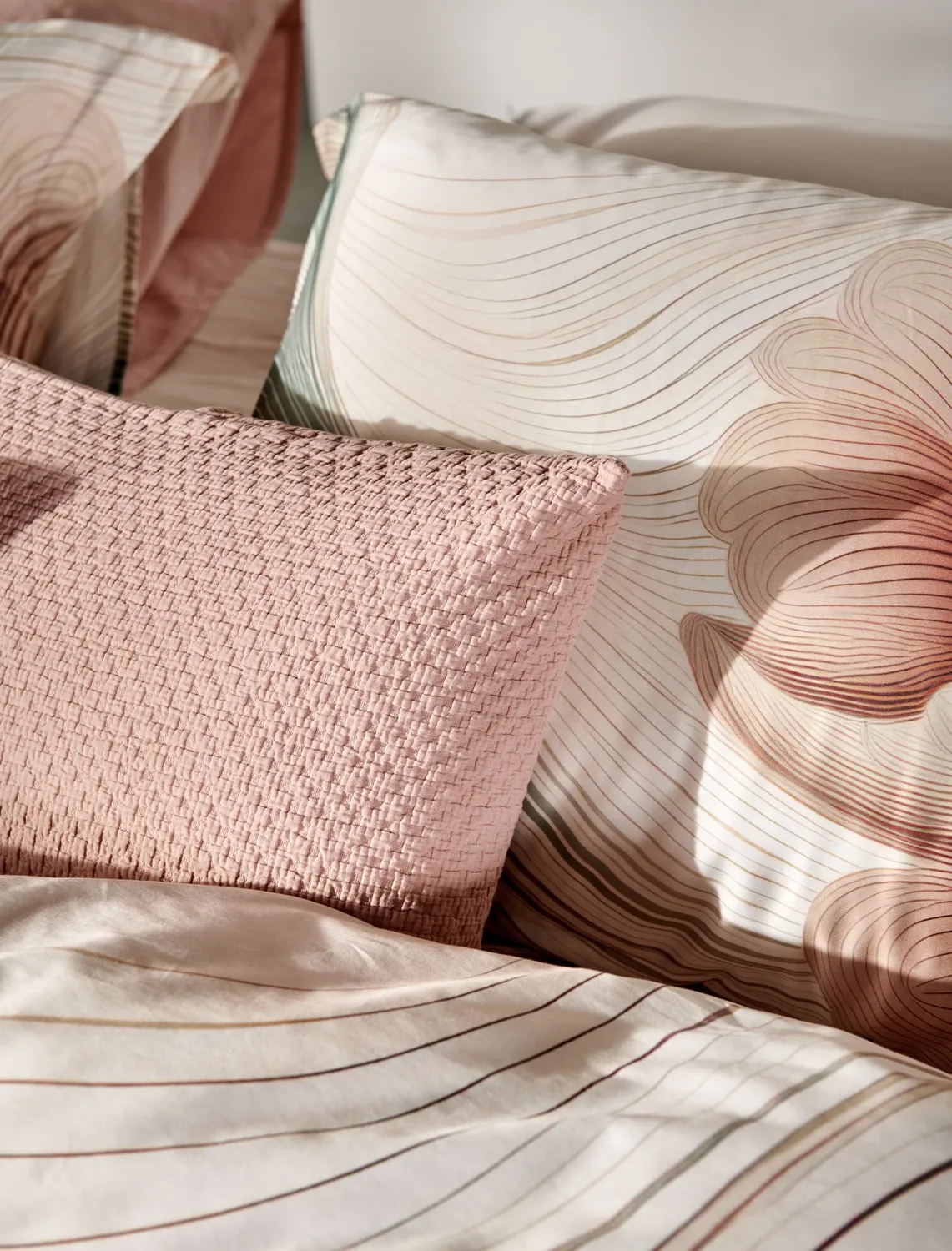 Vandyck Pure 82 sengeteppe 180x260 blush bomull