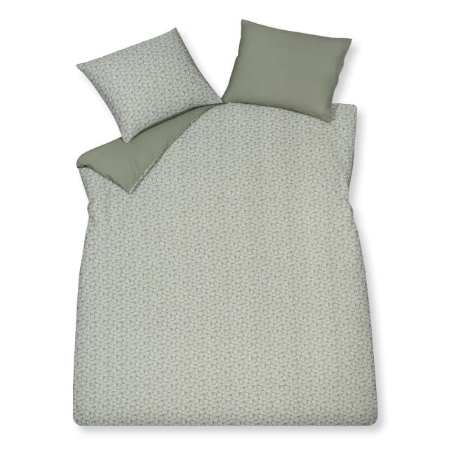 Vandyck Pure 79 dynetrekksett smoke green dobbel sateng