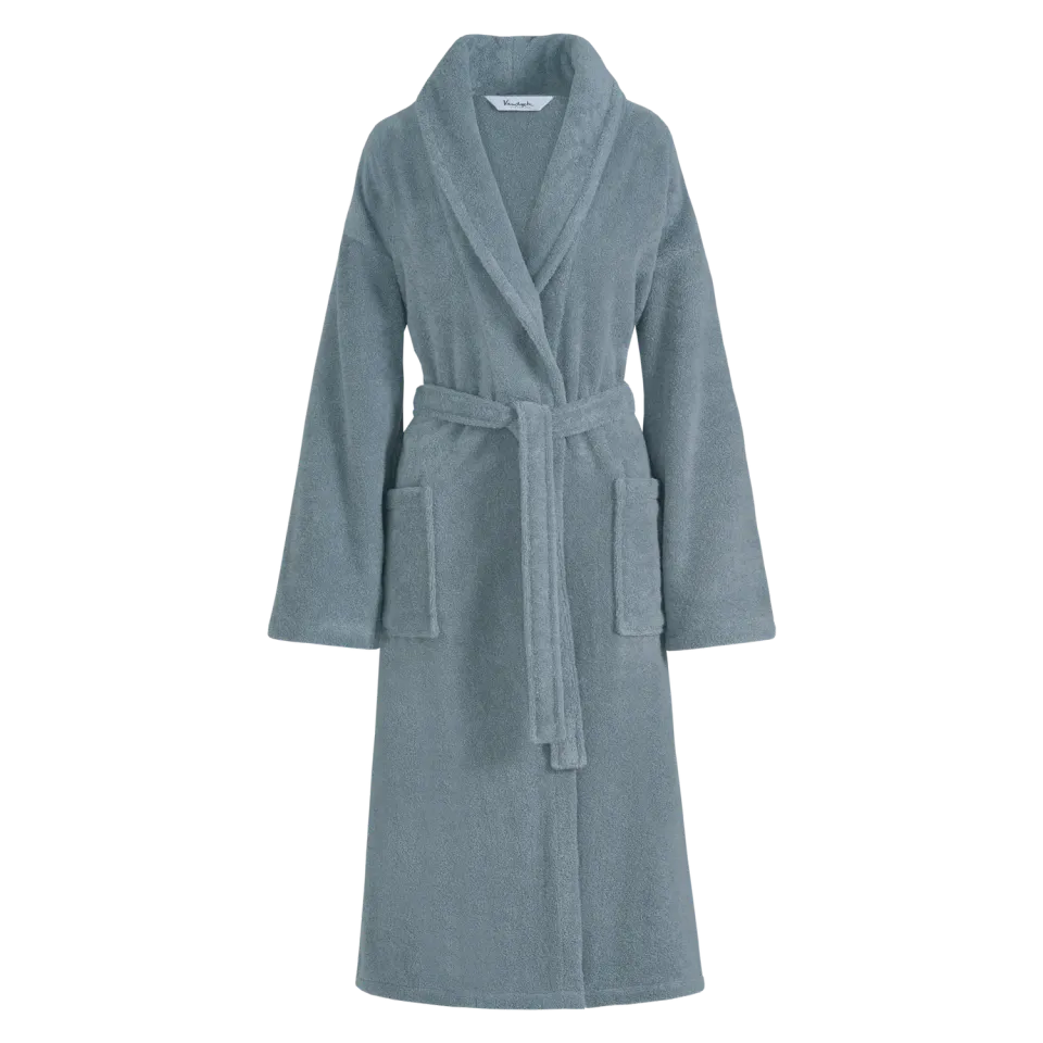 Vandyck Ranger badekåpe dusty blue Large amerikansk bomull