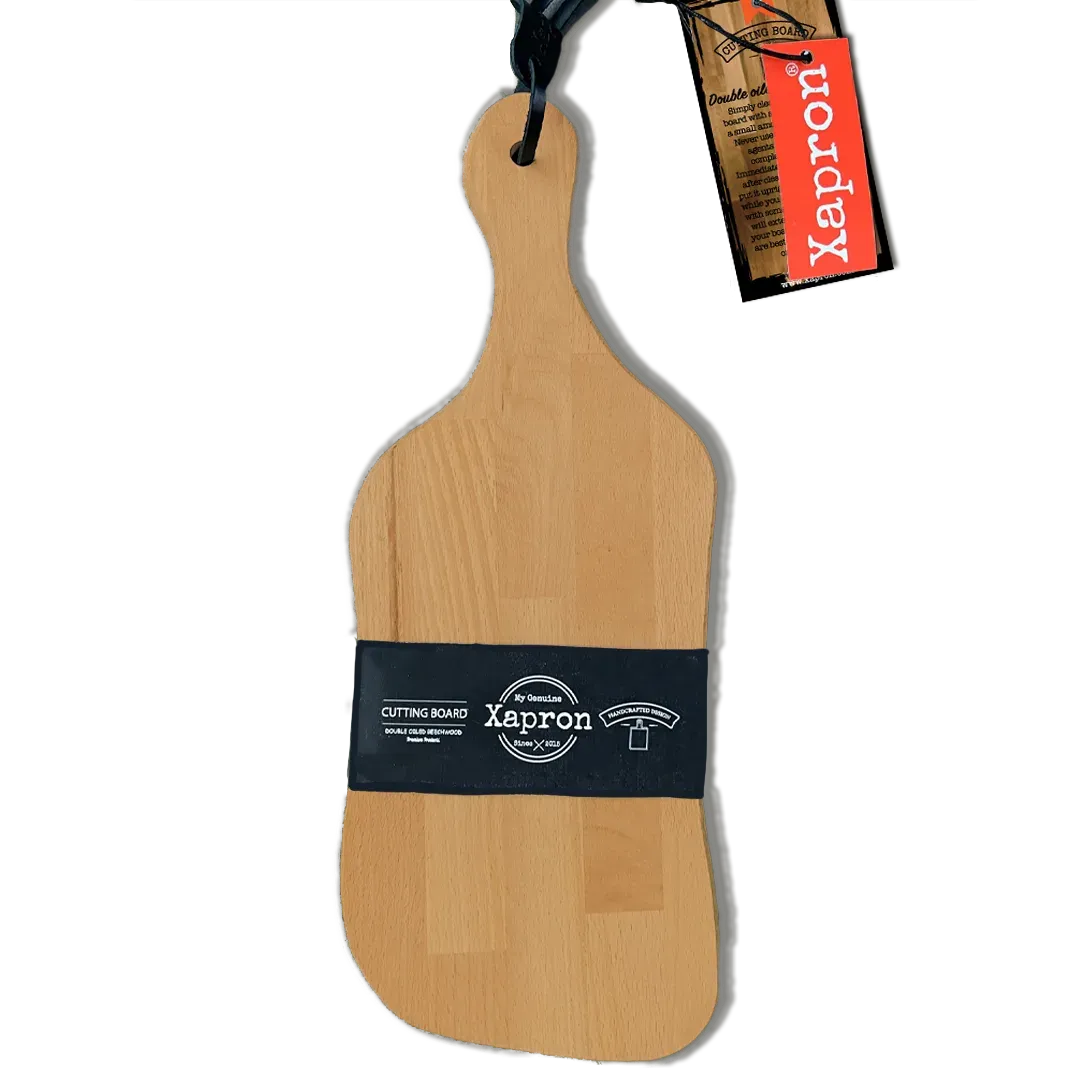 Xapron Curvy skjærebrett i bøk 40x15 cm
