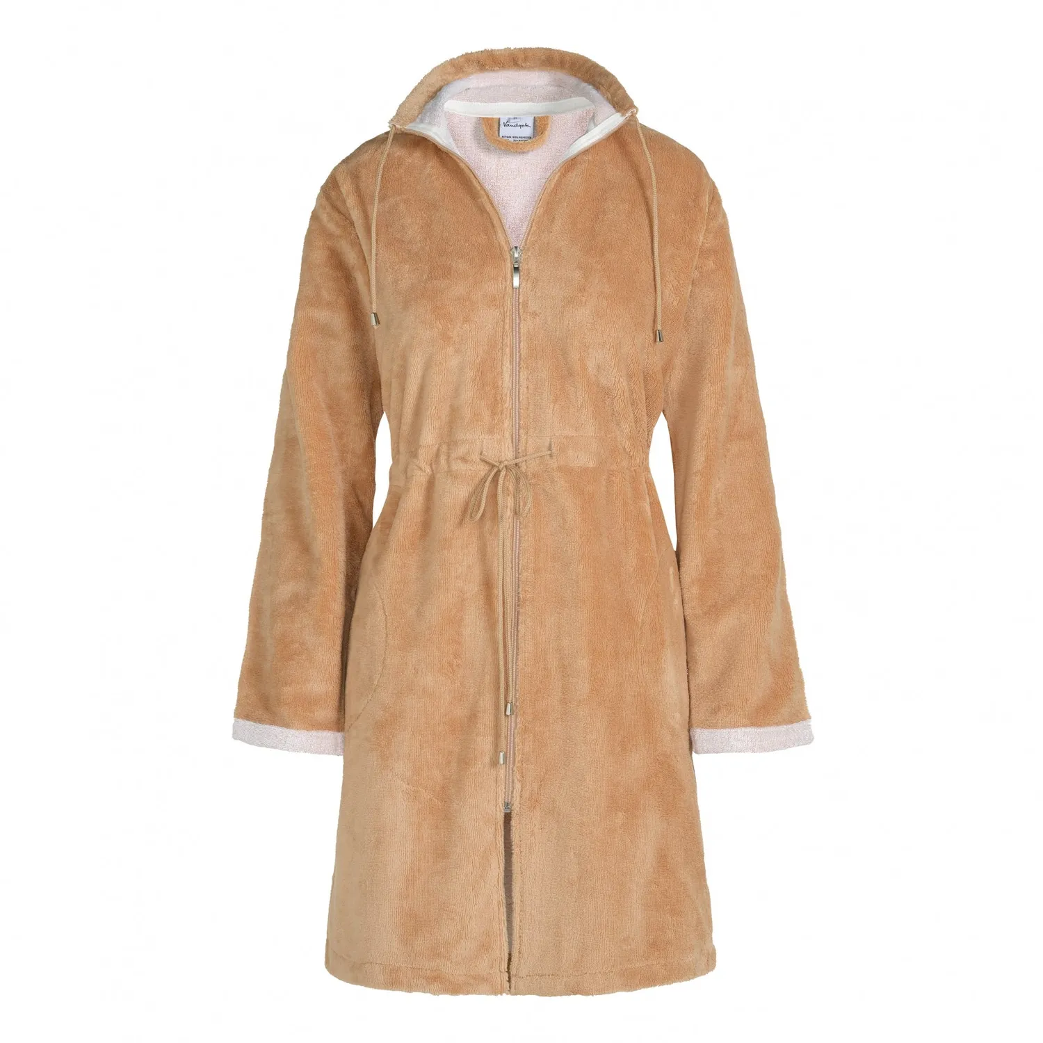 Vandyck Chicago badekåpe praline velour Medium
