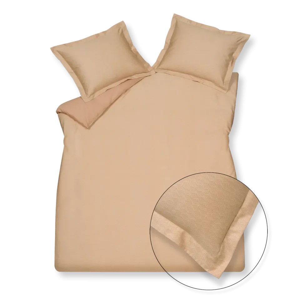 Vandyck Fizzy dynetrekksett praline sateng 2-pers