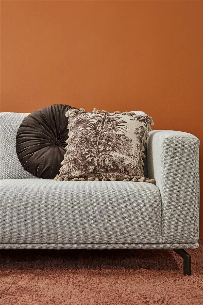 KAAT Amsterdam Mandarin pyntepute Ø40 cm brun velur