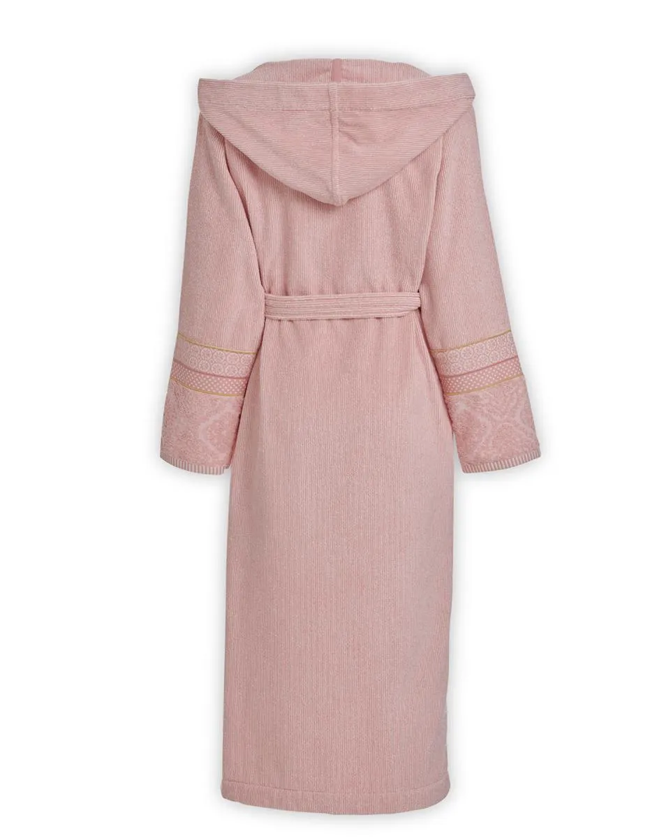 Pip Studio Soft Zellige badekåpe M rosa bomull frotté