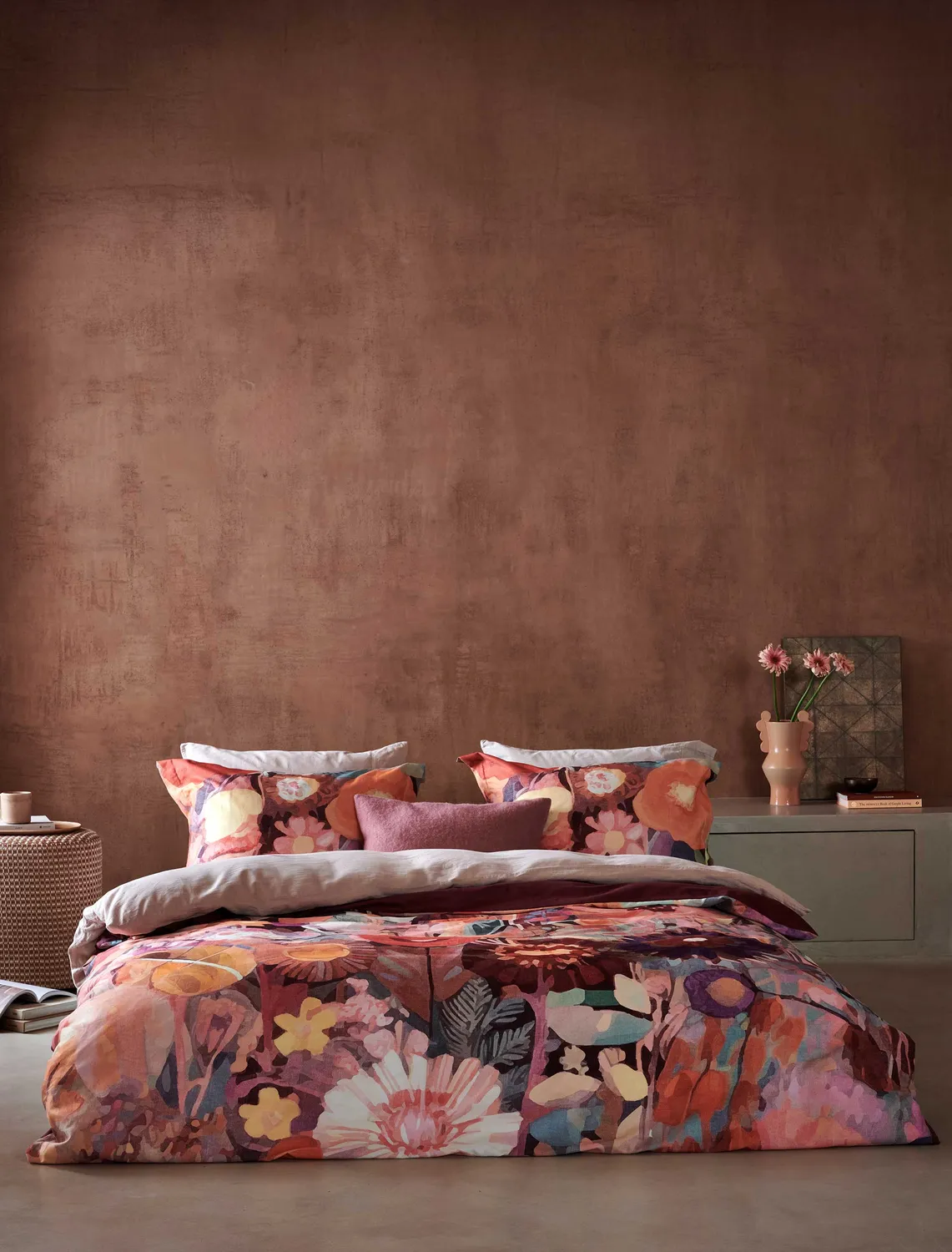 Vandyck Coral Reef dynetrekksett 140x200 multi blomstret