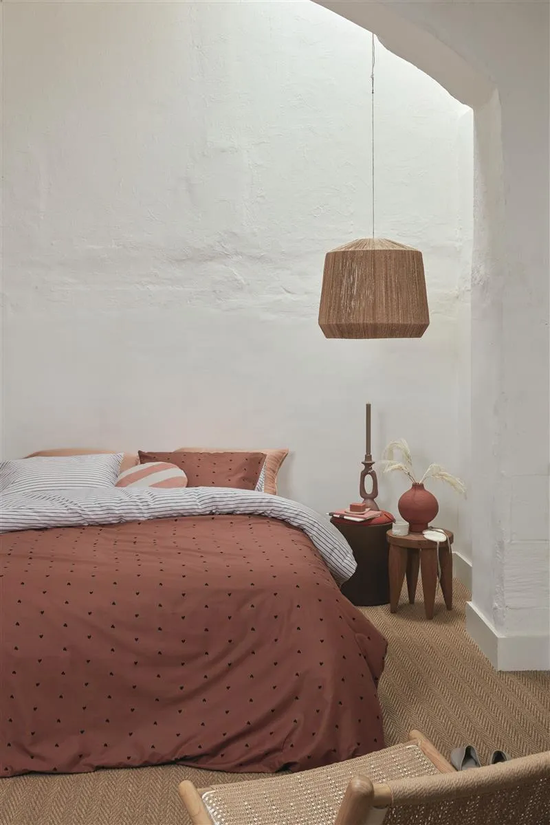vtwonen Bold Round pyntepute dia 40 cm fersken resirkulert