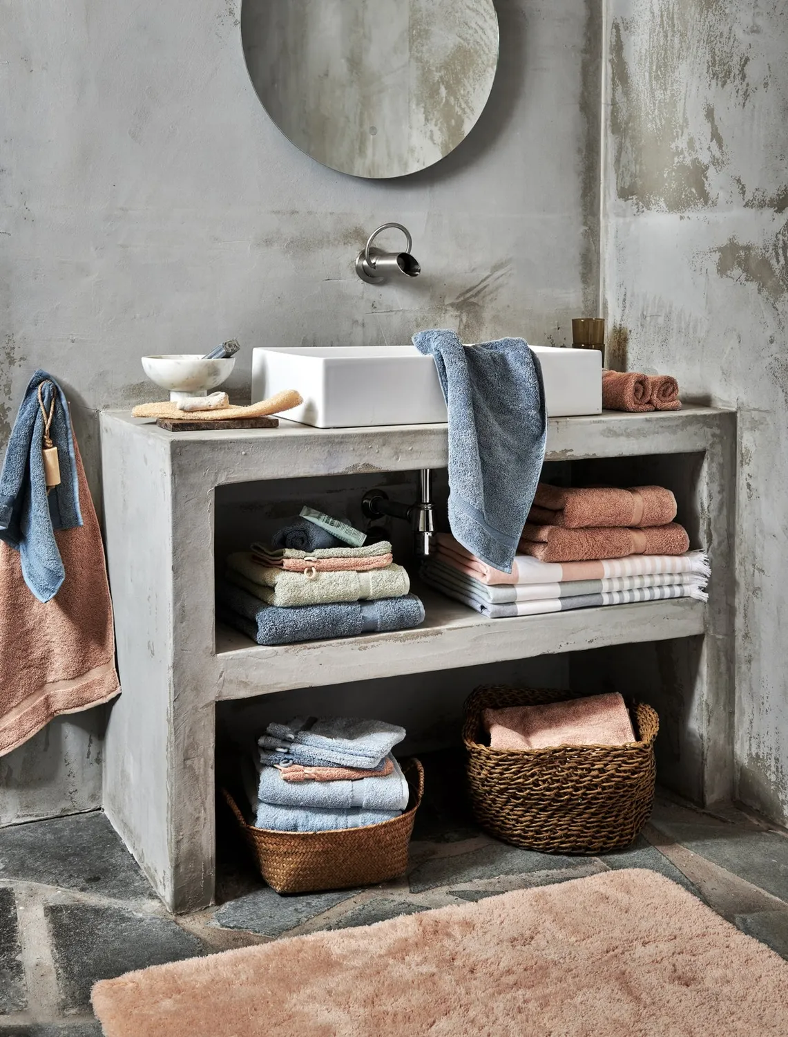 Vandyck Toronto badematte praline 60x100 sklisikker