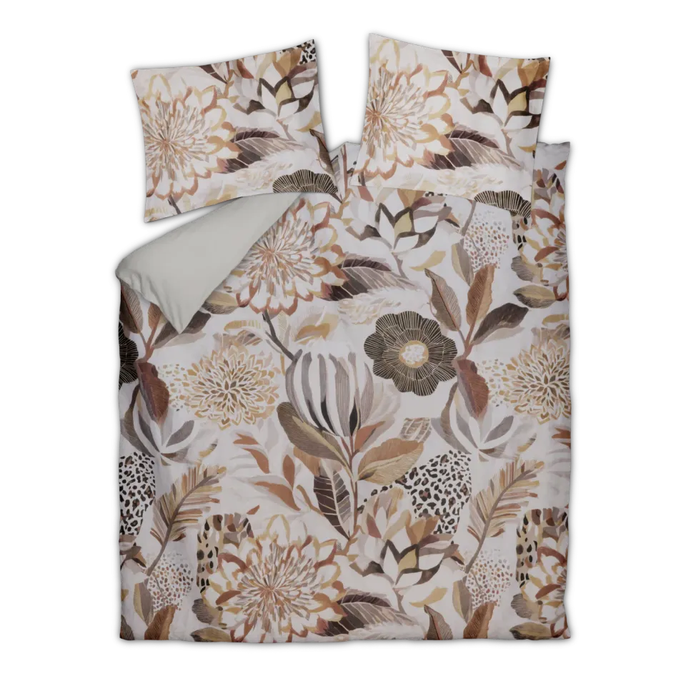 Vandyck Wild Bloom XL dynetrekksett multi 260x240 sateng