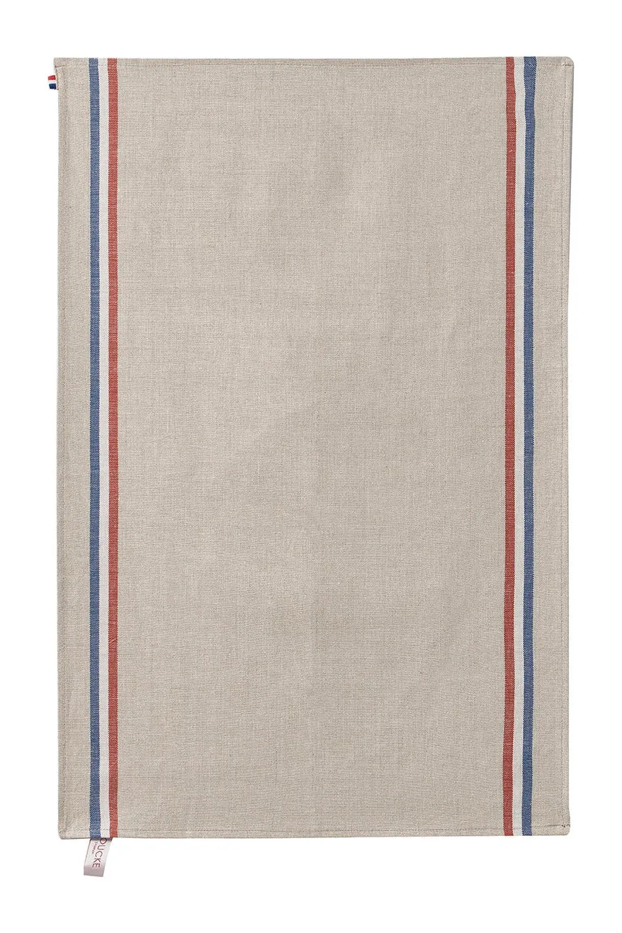 Coucke Tricolore kjøkkenhåndkle 43x65 cm lin