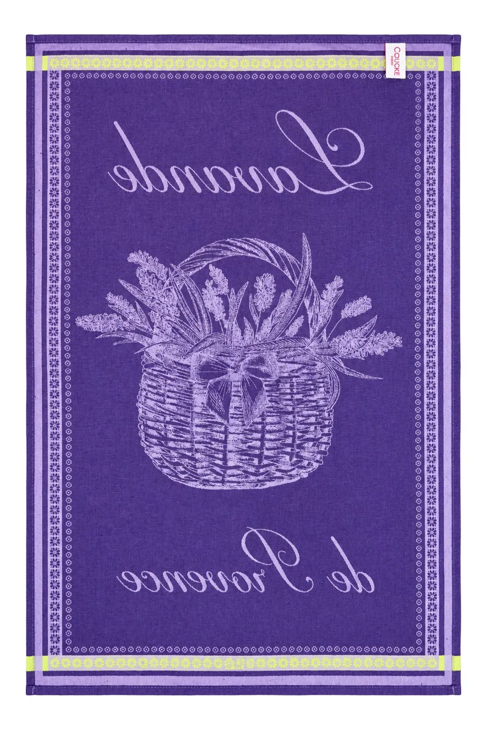 Coucke Lavender kjøkkenhåndkle lilla 50x75 cm bomull