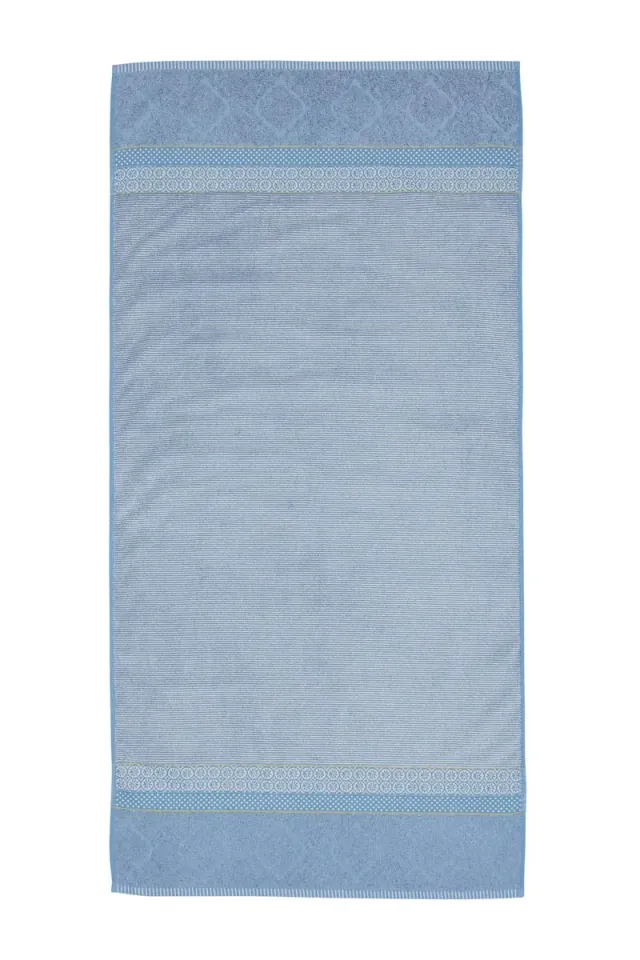 Pip Studio Soft Zellige badehåndkle 70x140 blågrå