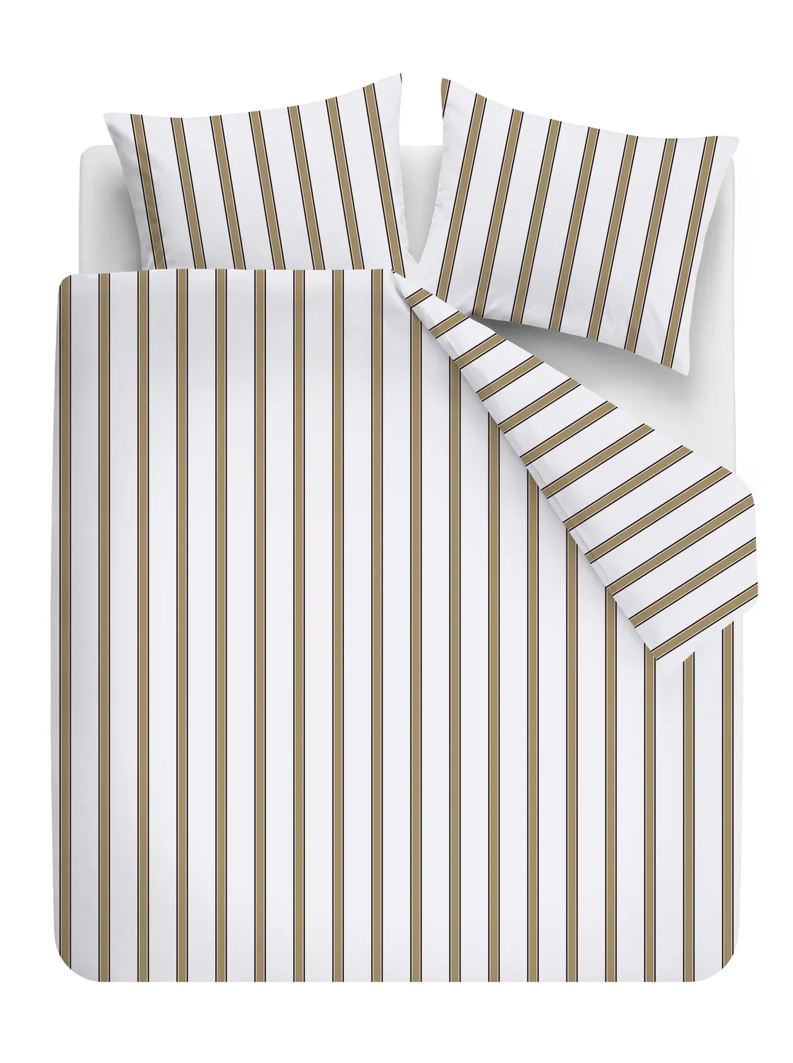 Vtwonen Fun Stripe dynetrekk 140x220 cm sand striper