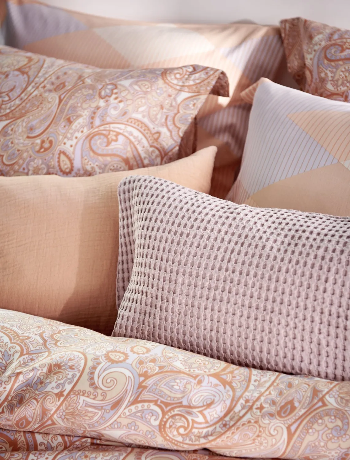 Vandyck Happy Fever dynetrekk apricot blush paisley