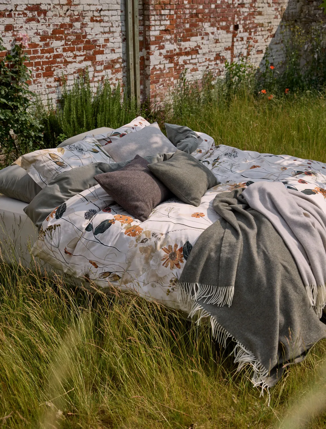 Vandyck Ivory Bliss dynetrekksett cream tan 140x200 bomullssateng