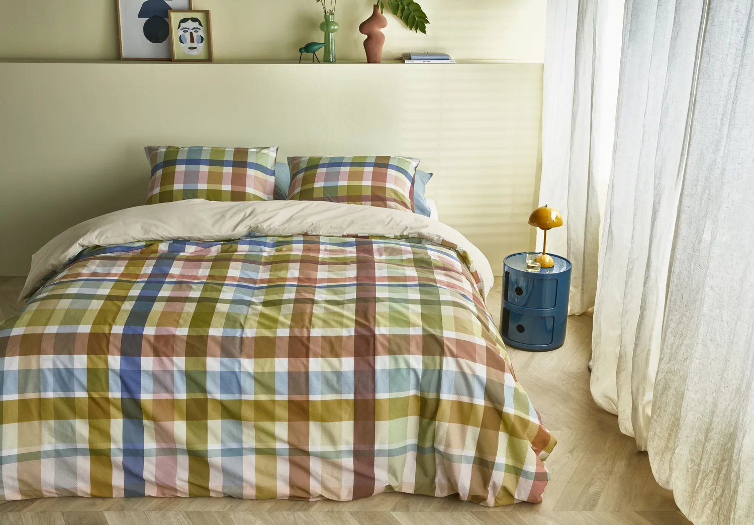 Beddinghouse Taim dynetrekk multi 140x200 cm bomull