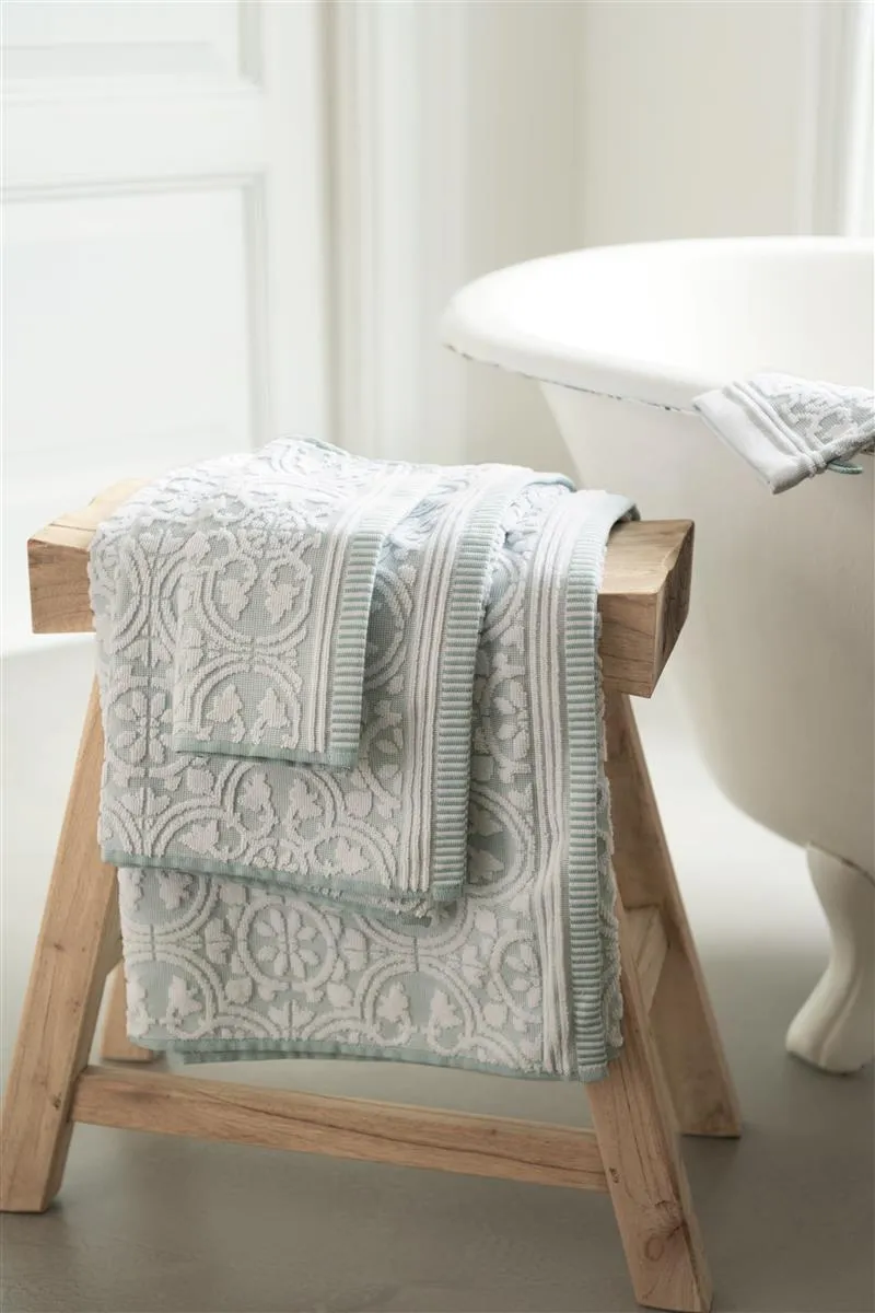 Pip Studio Tile de Pip badehåndkle lyseblått 70x140 bomull