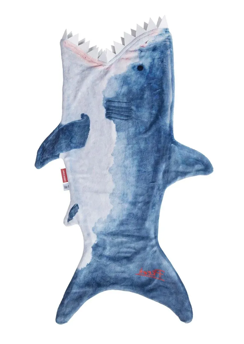 Freek Vonk Hai sovepose 120x45 cm blågrå flanell