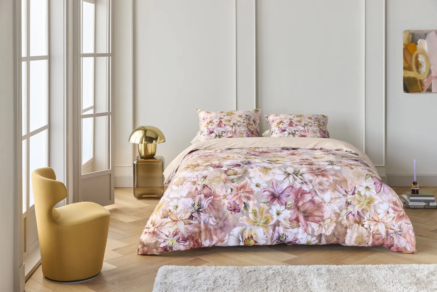 Kardol Vario Florum dynetrekk 140x200 terra sateng