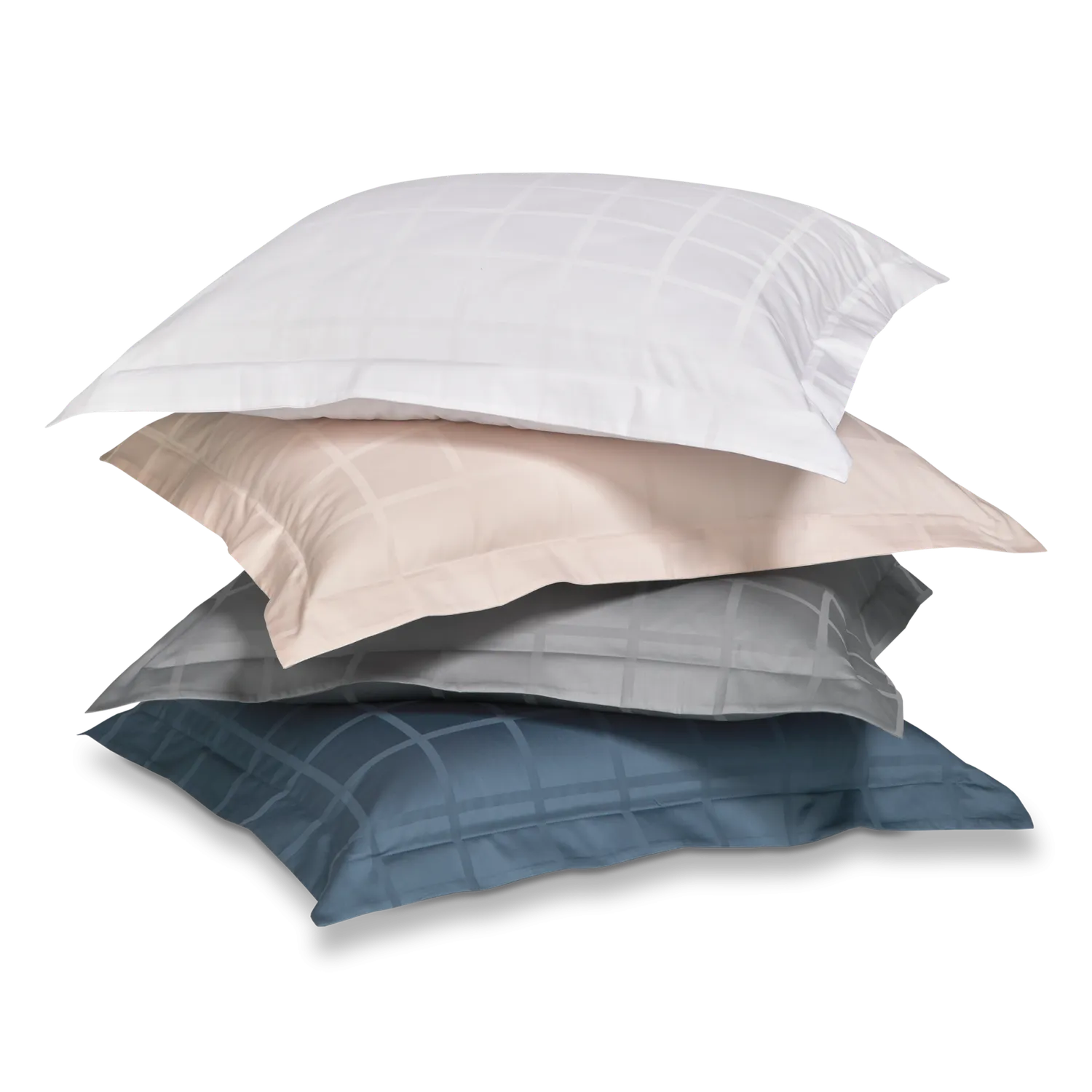 Vandyck Home 78 dynetrekksett coolgrey 200x200 rutet