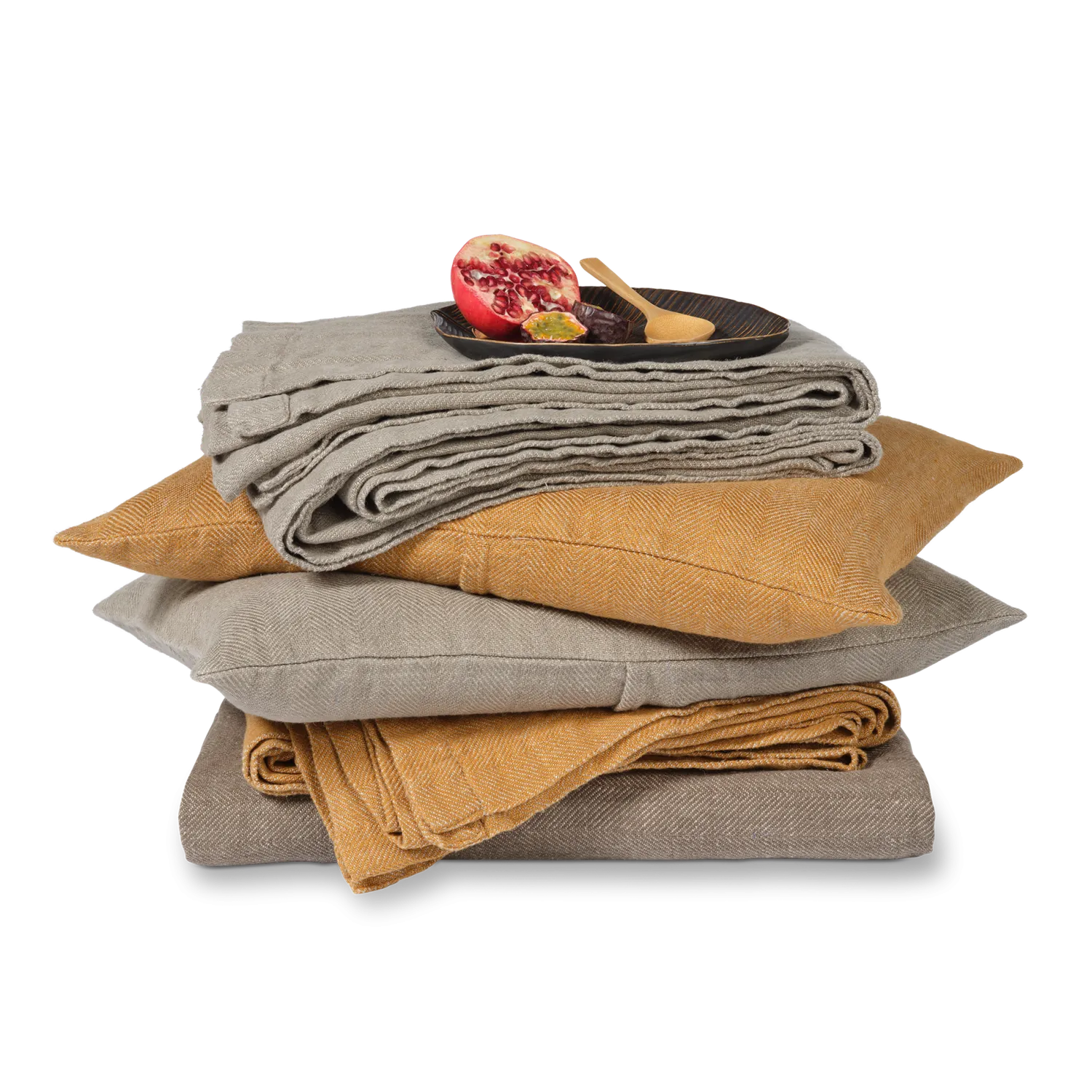 Vandyck Pure 52 pledd 160x250 coolgrey fiskeben
