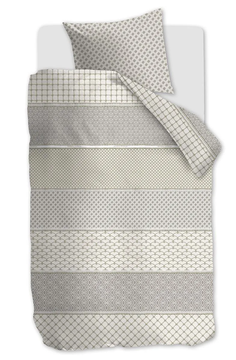 Riviera Maison Ropes dynetrekk 140x200 taupe bomull