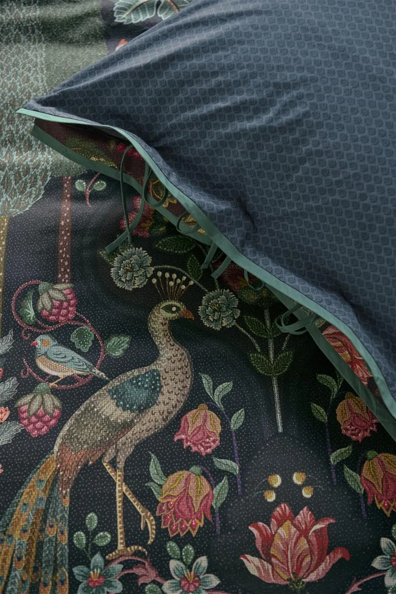 Pip Studio Pavoni dynetrekk 260x220 mørkeblå perkal