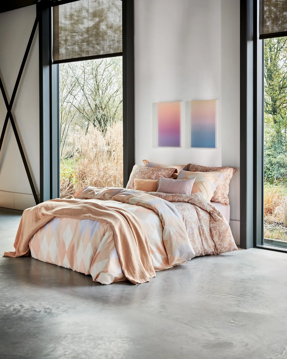 Vandyck Glaze dynetrekk aprikos – bomullssateng