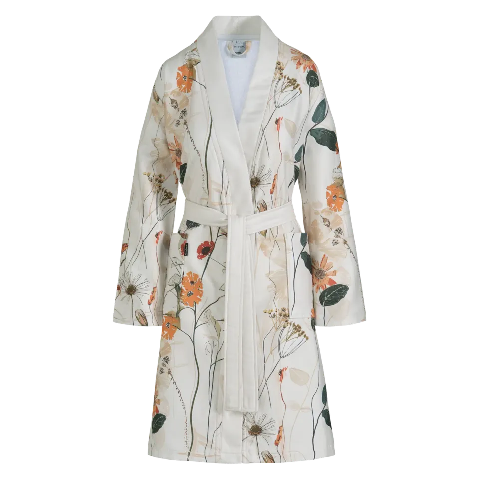Vandyck Nova badekåpe cream tan Large bambus