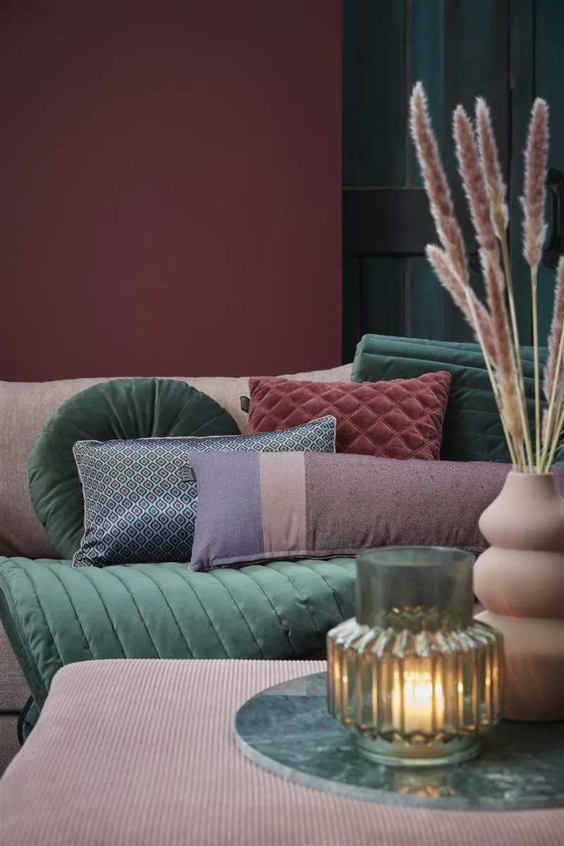 KAAT Amsterdam Meja pyntepute 30x50 grønn sateng