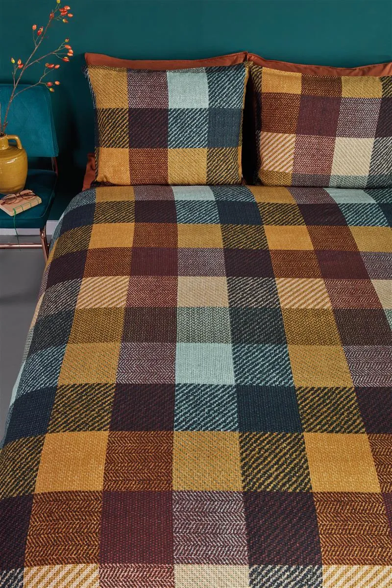 Beddinghouse Beckett dynetrekk 240x200 rutet flanell