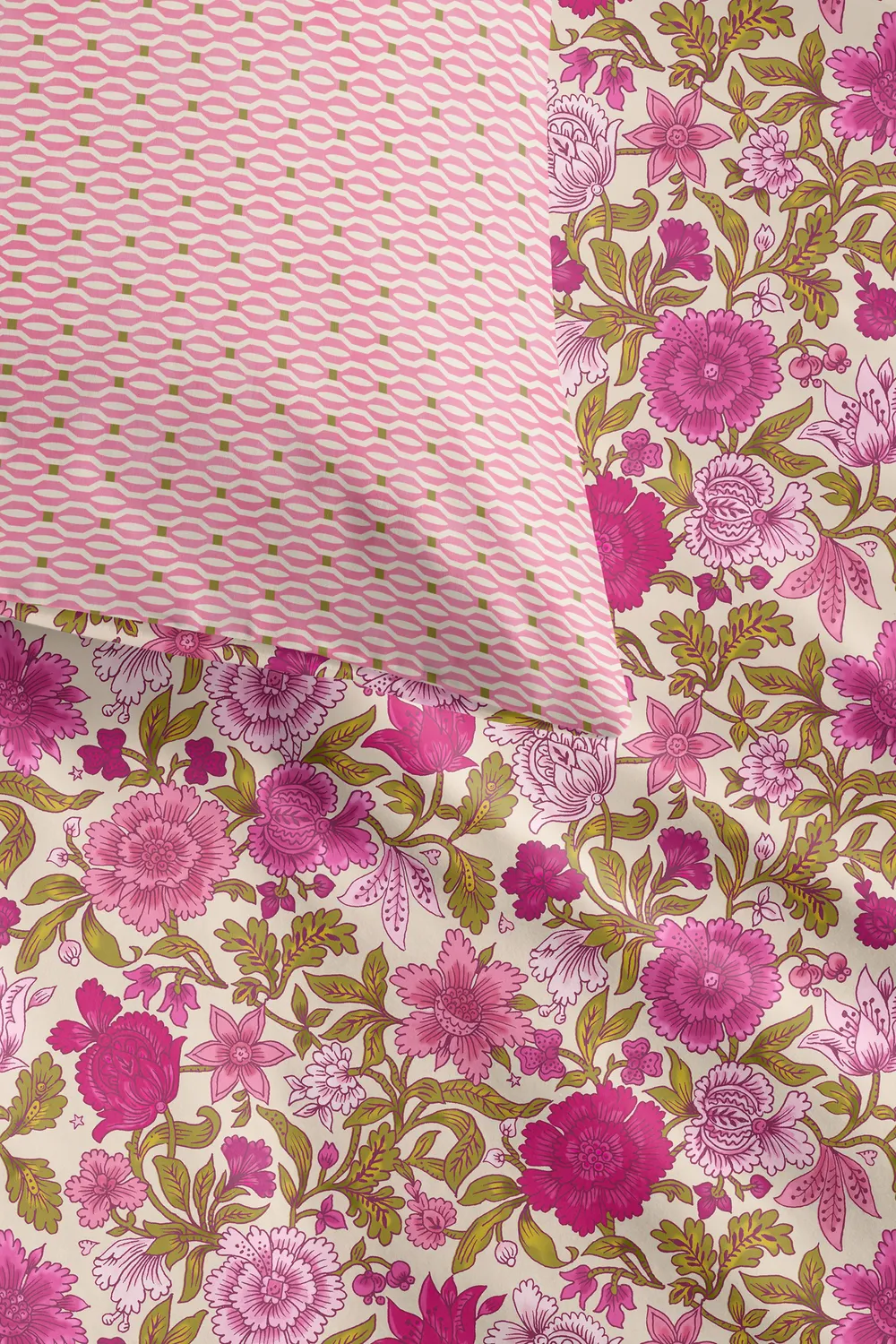 Oilily Emerly dynetrekk 140x200/220 multi blomstret bomull