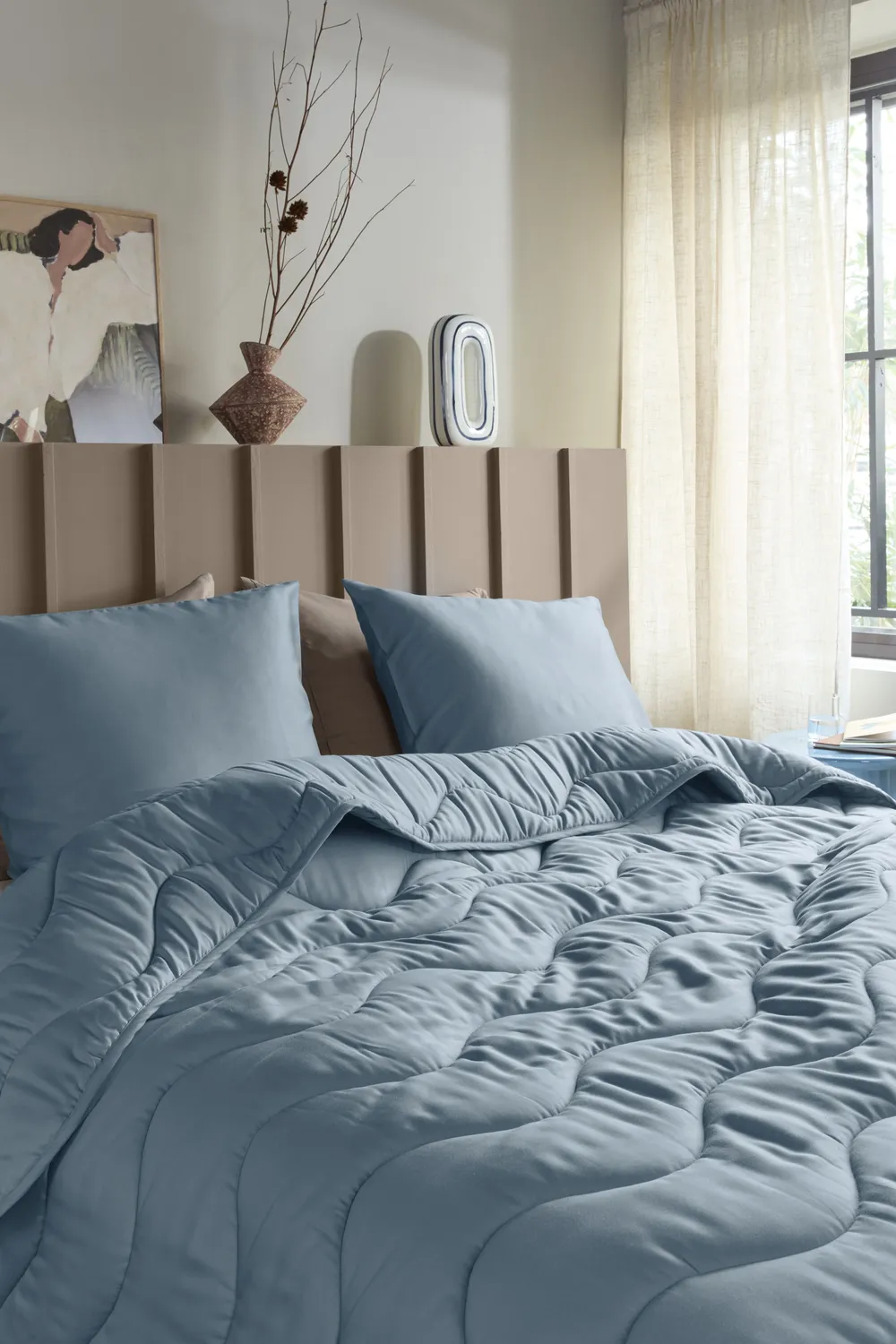 Beddinghouse Cocoon Lazy Duvet dyne 140x200 cm blågrå