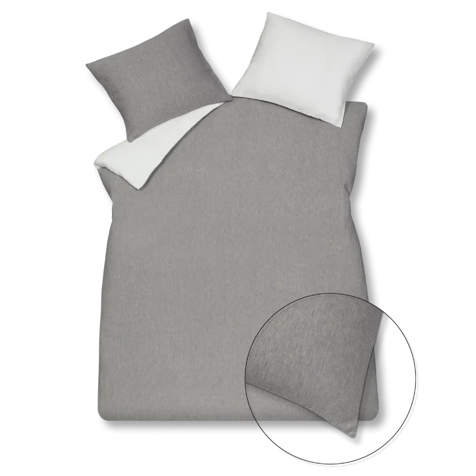 Vandyck Home 88 dynetrekk 200x200 grey lin/bomull
