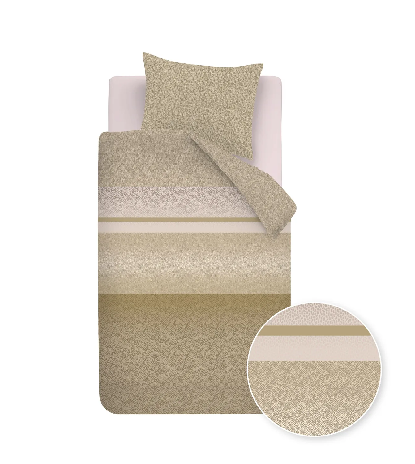 Beddinghouse Mira dynetrekk 140x200 gull bomull
