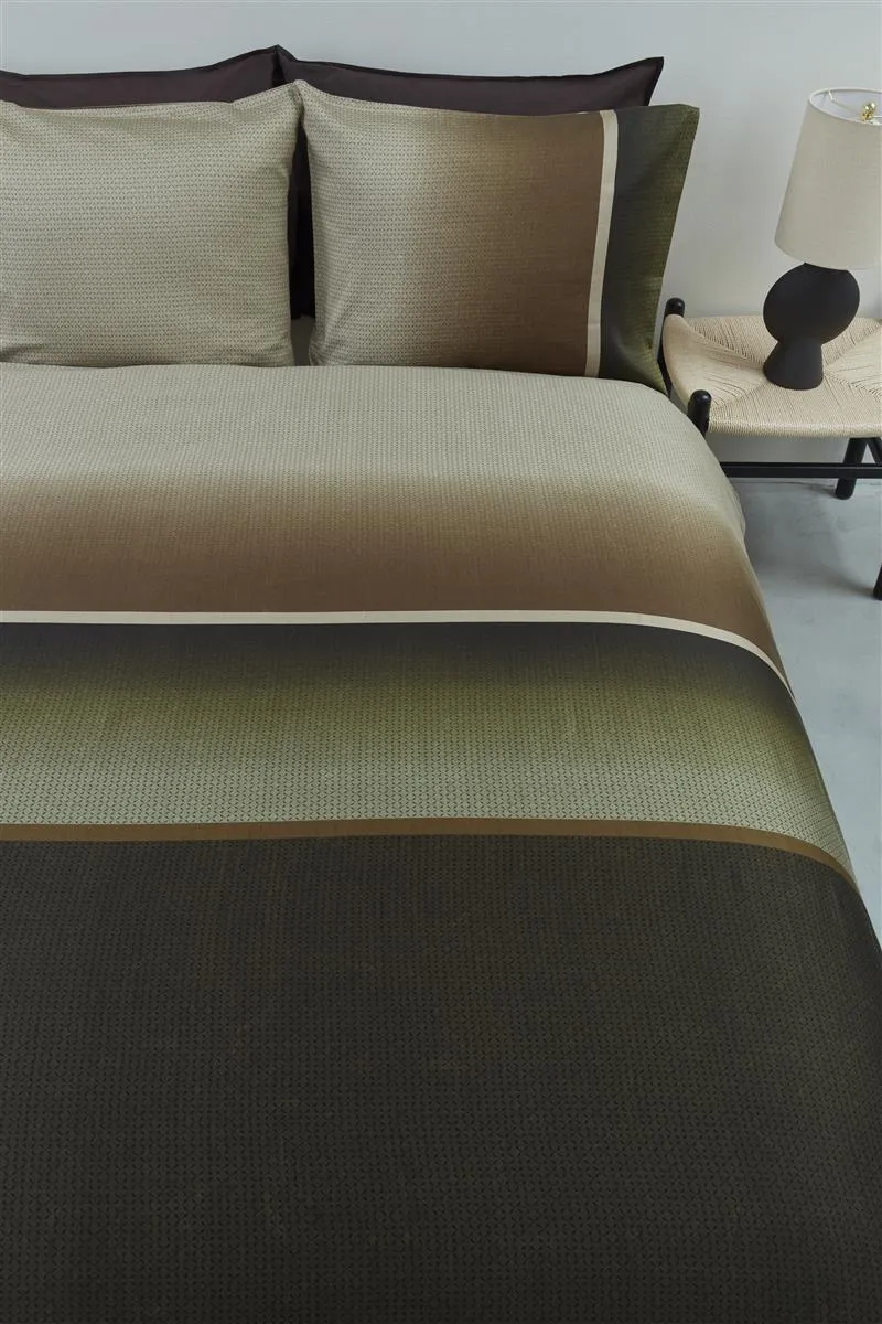 Beddinghouse Kian dynetrekk 240x200 olivengrønn sateng