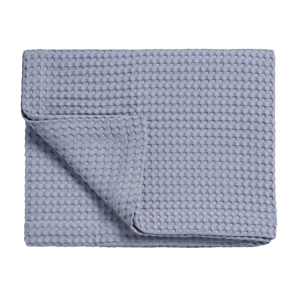 Vandyck Home Pique sengeteppe lavender blue bomull