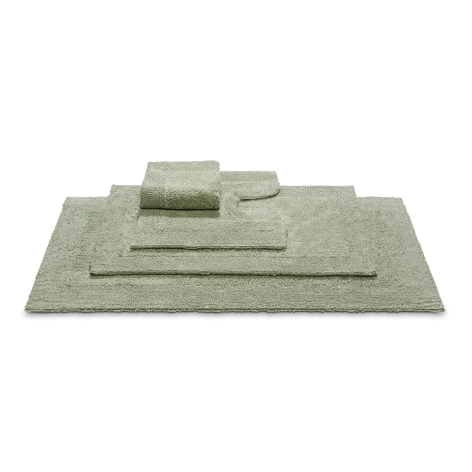 Vandyck Scala Luxury badematte smoke green 60x100 tykk bomull