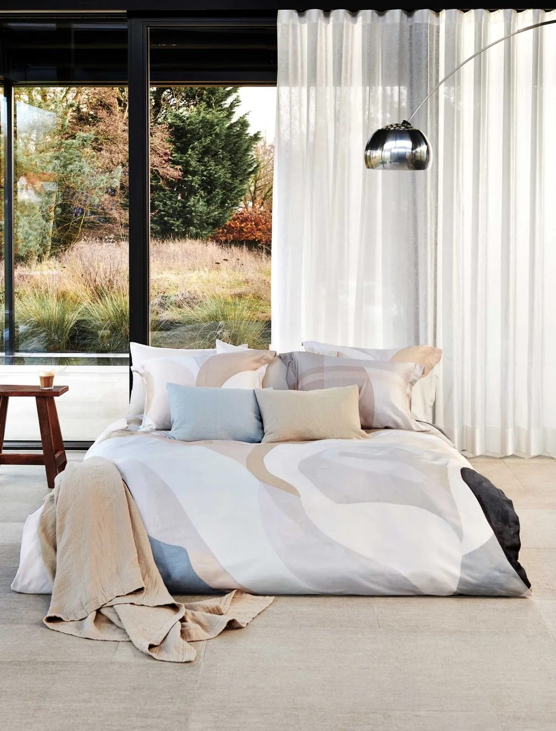 Vandyck Lush Lagoon dynetrekksett linen bomullssateng