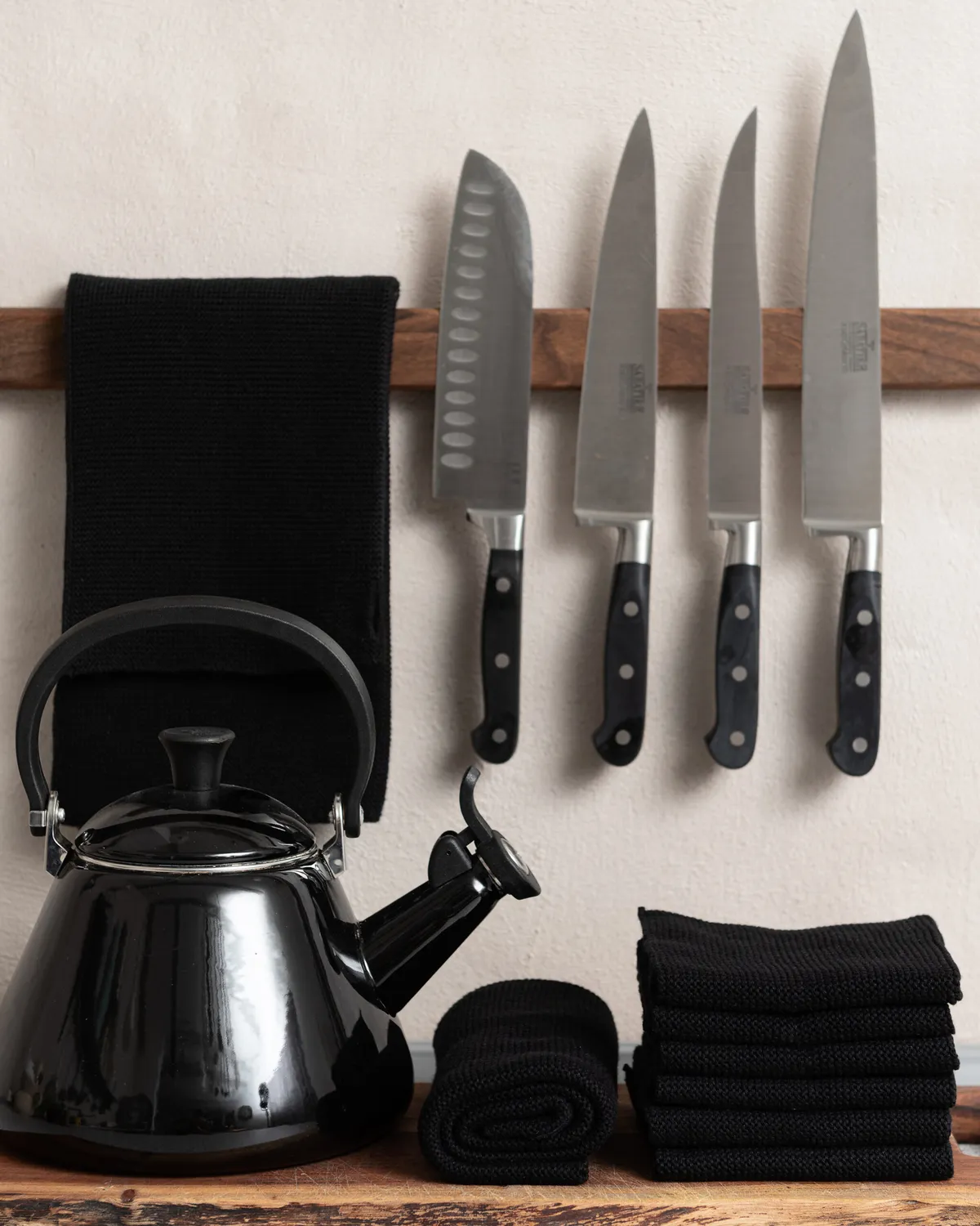 Solwang Design kluter Sort 3-pk økologisk bomull