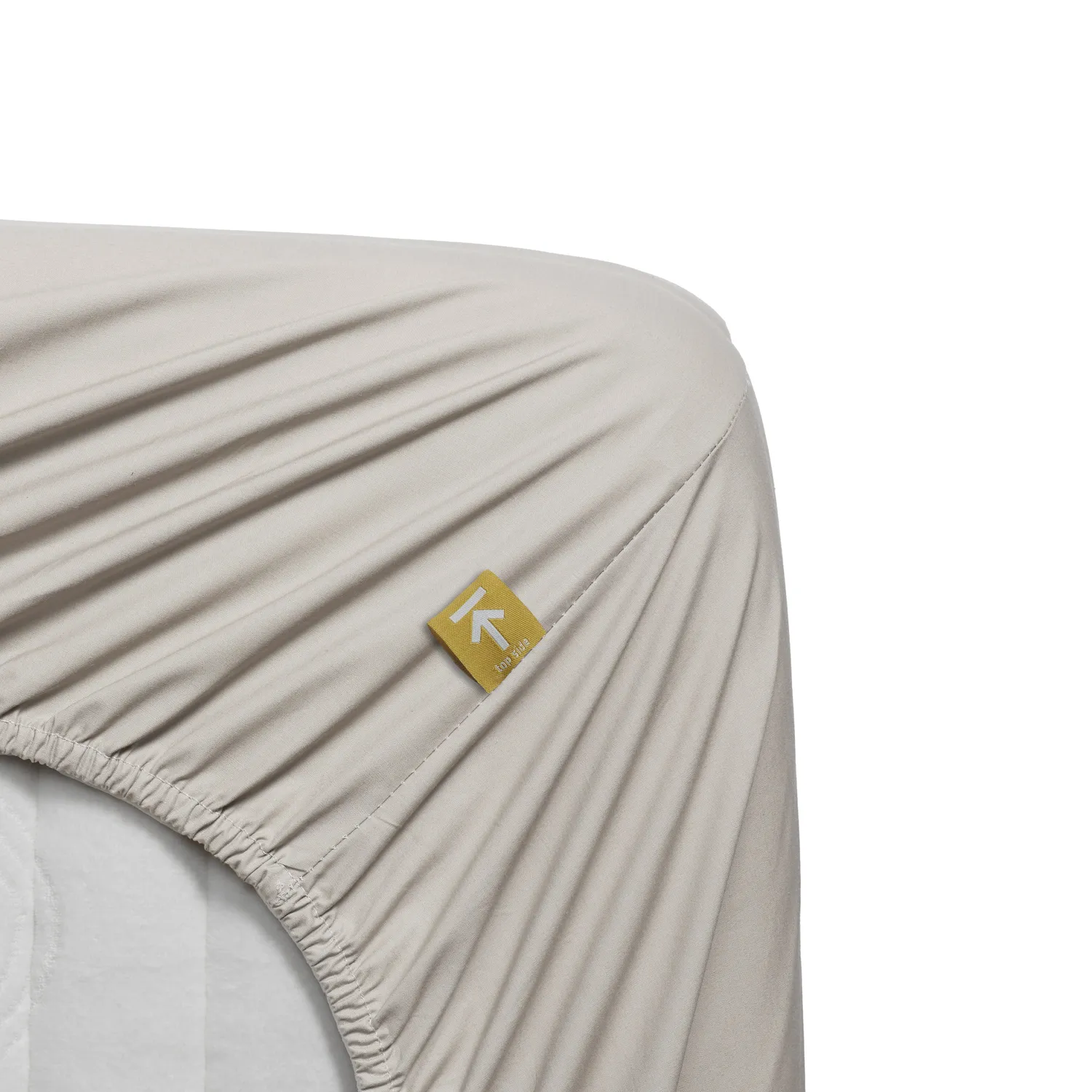 Beddinghouse Percale laken naturel 90x200 cm kjølig bomull
