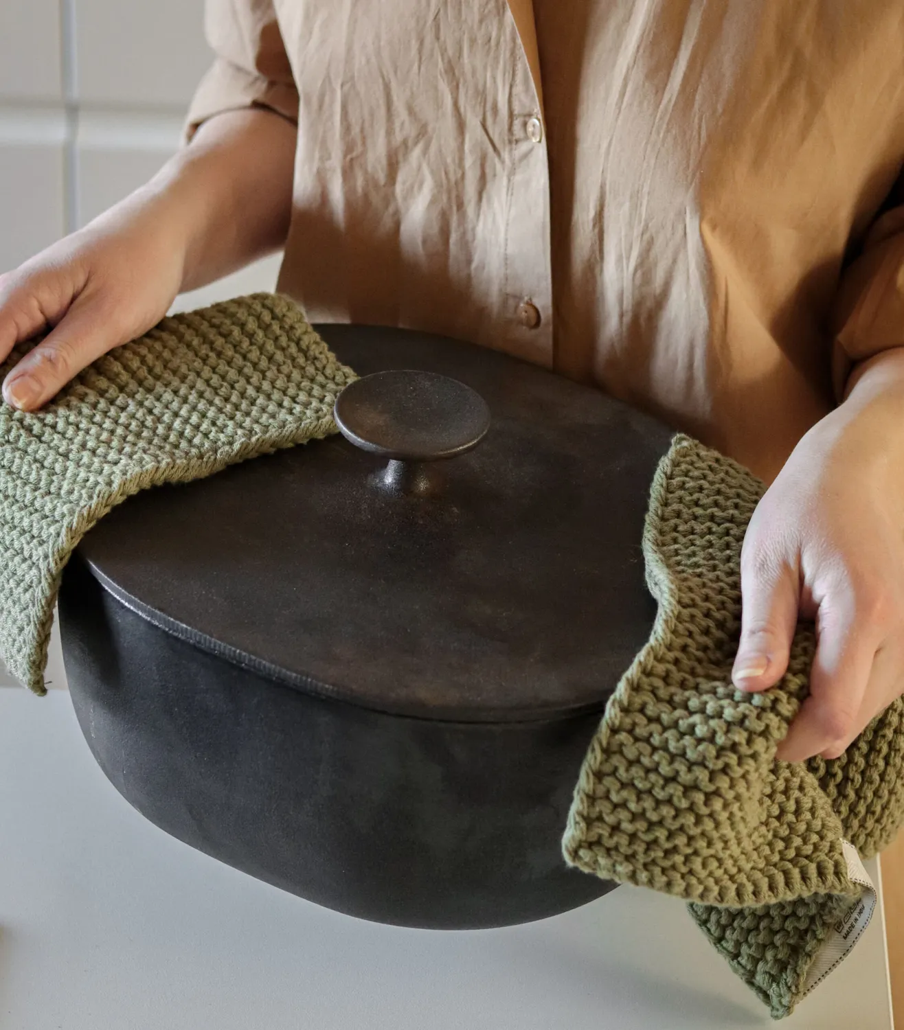 Solwang Design gryteklut oliven 2-pk økologisk