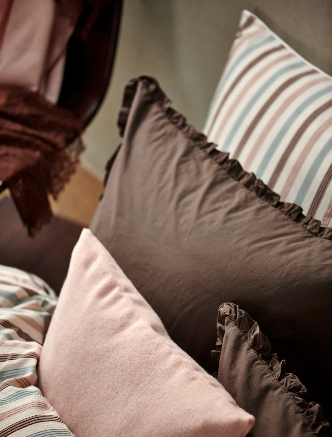 Vandyck Pure Drift XL sengetøysett multi 260x240 stripet perkale