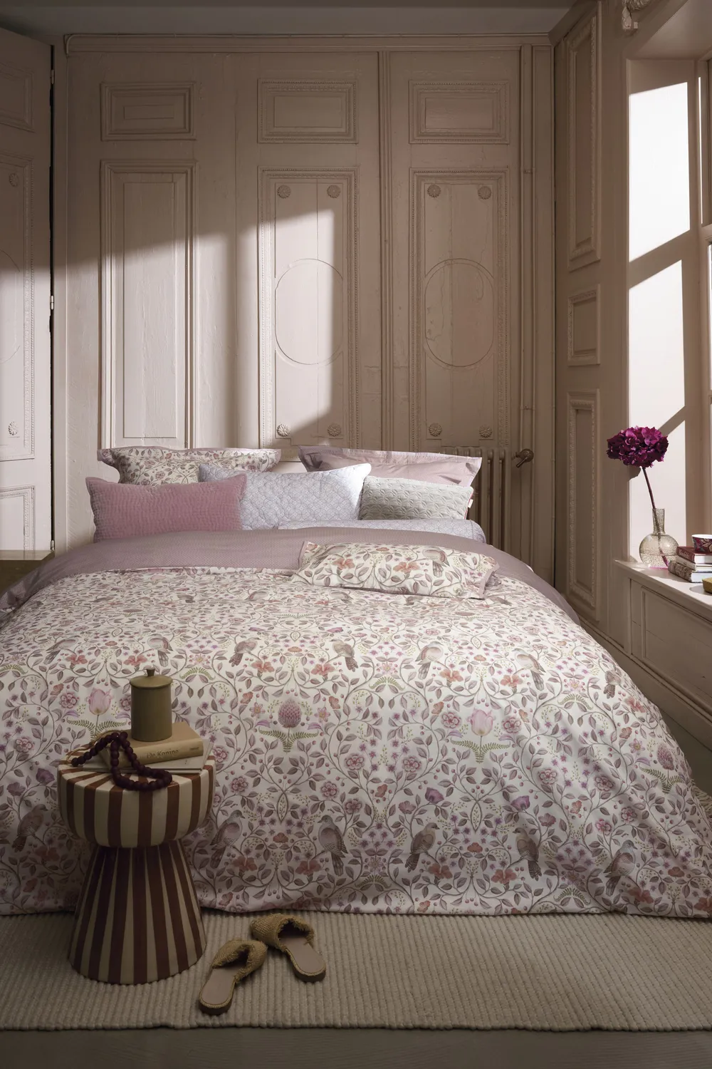 Pip Studio Garden of Dove dynetrekk 140x200 perkal
